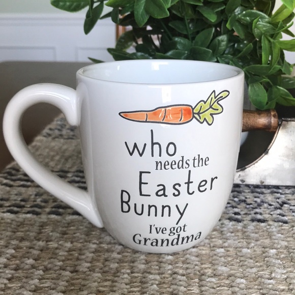 Who need the Easter bunny double sided mug - Picture 2 of 5